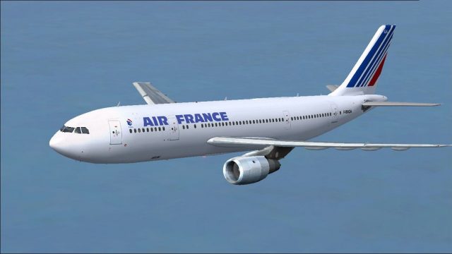 Screenshot 1 — Air France Airbus A300B2-103