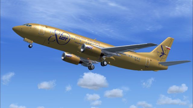 Screenshot 1 — LOT Polish Airlines Boeing 737-45D