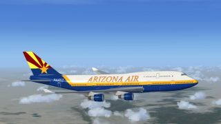 Screenshot 1 — Arizona Virtual Airline Boeing 747-400