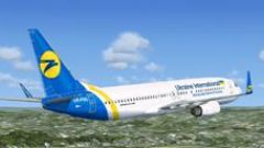 Screenshot 1 — Ukraine International Boeing 737-800