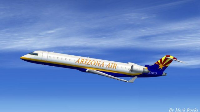 Screenshot 1 — Arizona Virtual Airline CRJ-700
