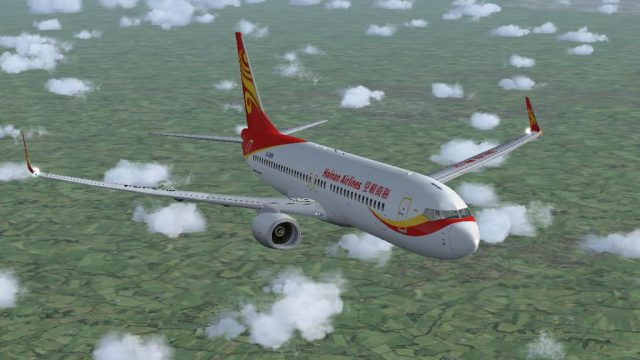 Screenshot 1 — Hainan Airlines Boeing 737-800 WL