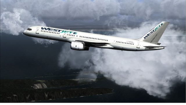 Screenshot 1 — WestJet Boeing 757-200
