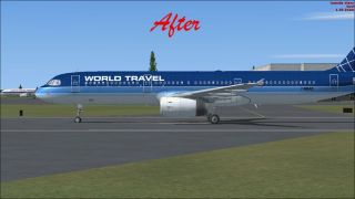 Screenshot 1 — Default Airbus A321-200 Blurred Texture Fix