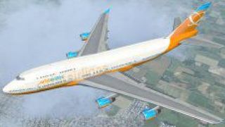 Screenshot 6 — Default Boeing 747-400 Blurred Texture Fix
