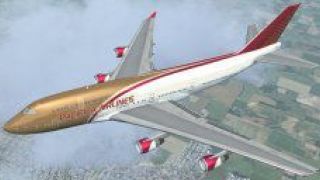 Screenshot 3 — Default Boeing 747-400 Blurred Texture Fix