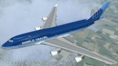 Screenshot 4 — Default Boeing 747-400 Blurred Texture Fix