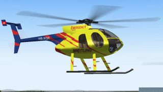 Screenshot 1 — Gmax MD Helicopters MD500E Repaint update