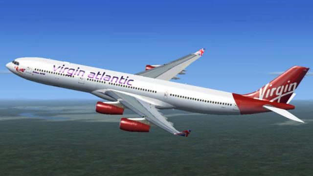 Screenshot 1 — Virgin Atlantic Airbus A340-300