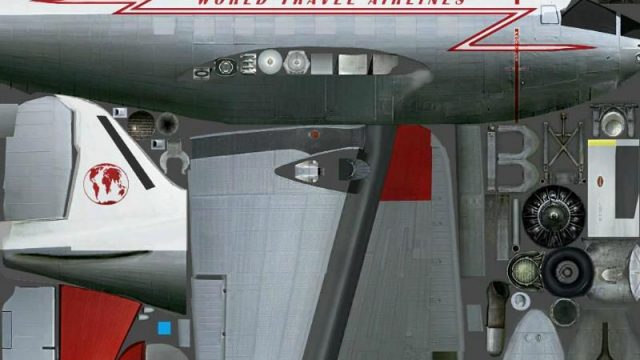 Screenshot 1 — Douglas DC-3 Repaint Templates
