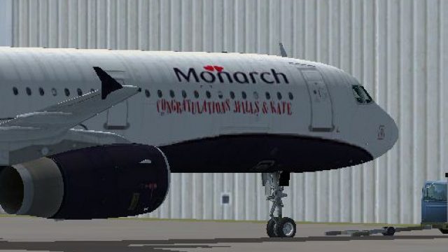 Screenshot 1 — Monarch Airbus A321 Wills & Kate