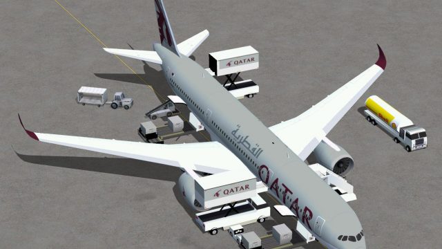 Screenshot 1 — Qatar Airbus A350-900 XWB V2