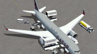 Screenshot 1 — Qatar Airbus A350-900 XWB V2