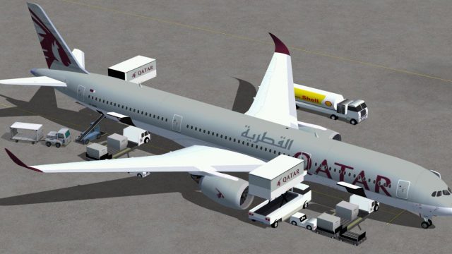 Screenshot 1 — Qatar Airbus A350-1000 XWB
