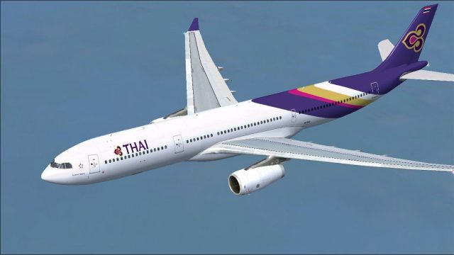 Screenshot 1 — Thai Airways Airbus A330-343