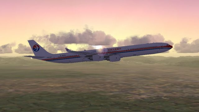 Screenshot 1 — China Eastern Airbus A340