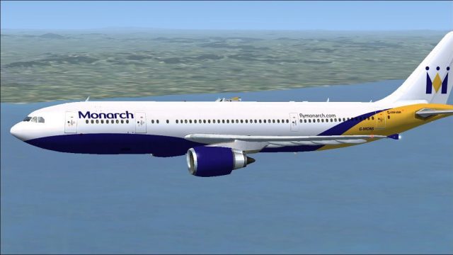 Screenshot 1 — Monarch Airbus A300B4-605R