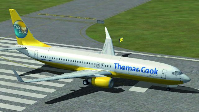 Screenshot 1 — Thomas Cook Boeing 737-800