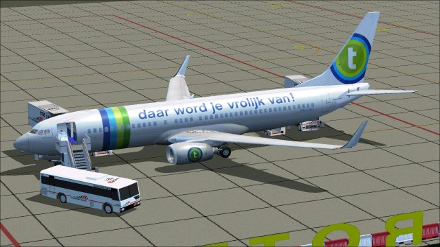 Screenshot 1 — Transavia Boeing 737-800 PH-HSC