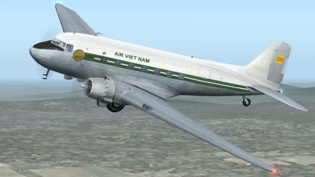 Screenshot 1 — Douglas DC-3 Air Viet Nam XV-NIA Textures