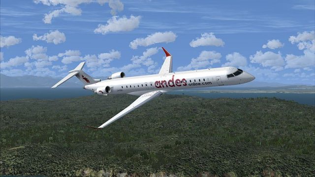 Screenshot 1 — Andes CRJ900