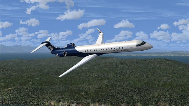 Screenshot 1 — Air Mekong CRJ900