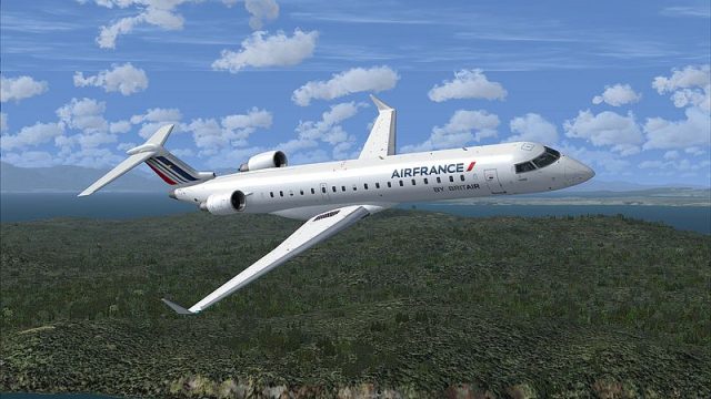 Screenshot 1 — Air France CRJ700