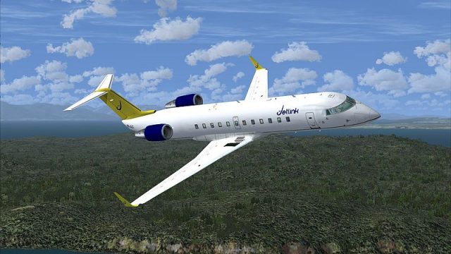 Screenshot 1 — Jet Link Kenya CRJ200