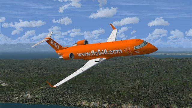 Screenshot 1 — Fly 540 CRJ200