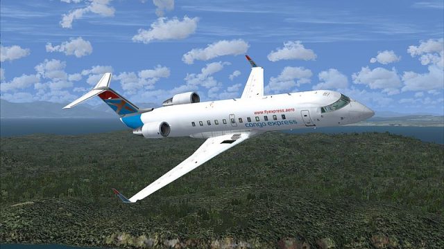 Screenshot 1 — Congo Express CRJ200