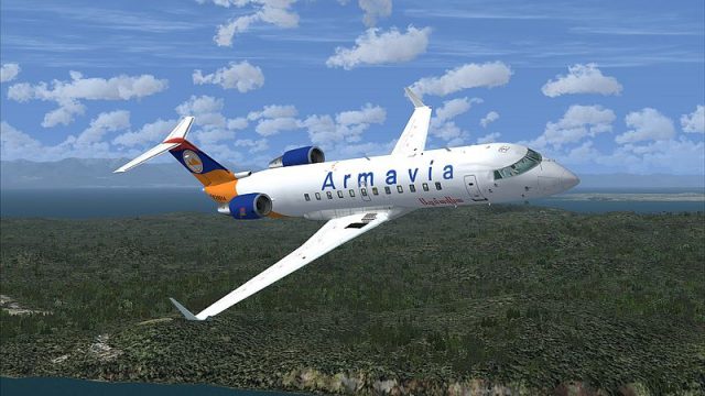 Screenshot 1 — Armavia CRJ200