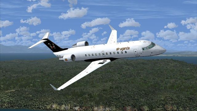 Screenshot 1 — Air Uganda CRJ200