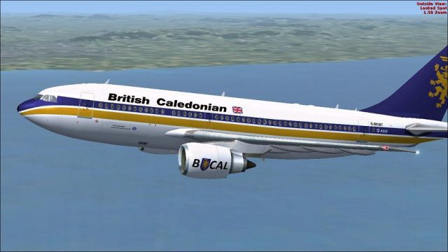Screenshot 1 — British Caledonian Airbus A310-203