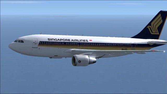 Screenshot 1 — Singapore Airlines Airbus A310-222 CN-363