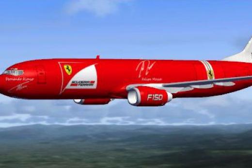 Formel 1 Ferrari Airbus A319-112 for FSX