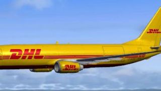 Screenshot 1 — DHL Boeing 737-800 Texture