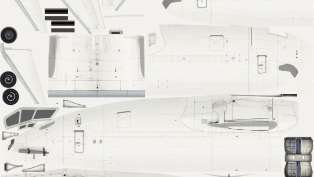 Screenshot 1 — Boeing 737-800 With Plain Cargo Texture