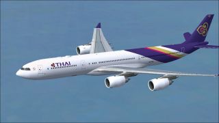 Screenshot 1 — Thai Airways Airbus A340-541