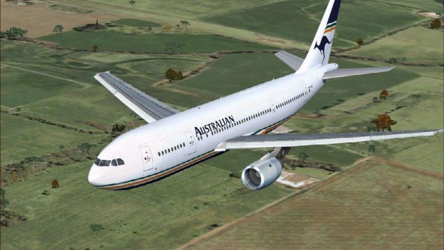 Screenshot 1 — Australian Airlines Airbus A300B4-200