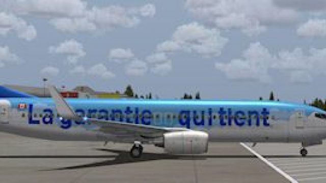 Screenshot 1 — Westjet Care-Antee Boeing 737-800