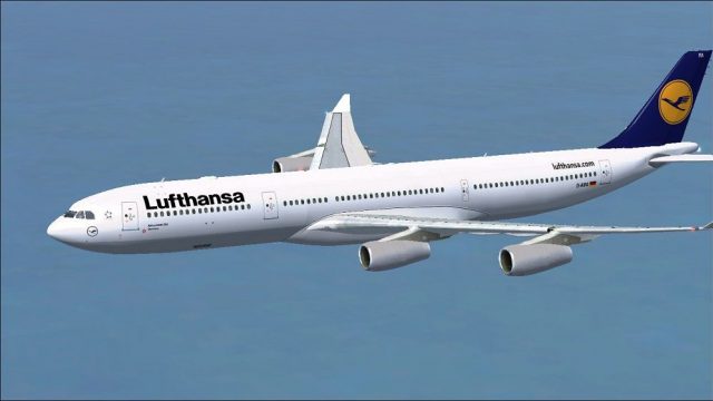 Screenshot 1 — Lufthansa Airbus A340-313