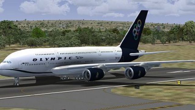 Screenshot 1 — Olympic Air Virtual Airbus A380