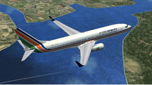 Screenshot 1 — Air Sahara Boeing 737-800