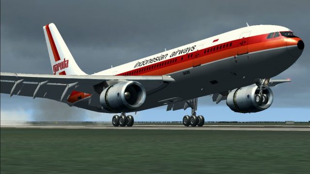Screenshot 1 — Garuda Indonesian Airways Airbus A300B4-200FFCC
