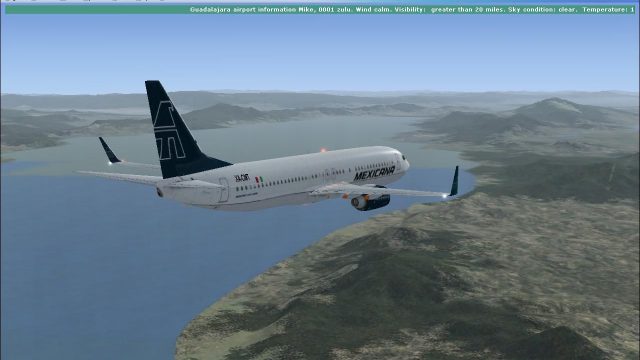 Screenshot 1 — Mexicana de Aviacion Boeing 737-800 2000 Livery