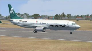 Screenshot 1 — Mexicana de Aviacion Boeing 737-800 1990 Livery