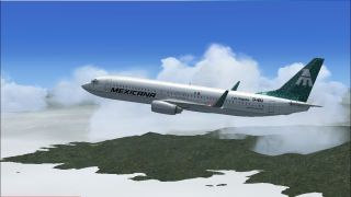 Screenshot 3 — Mexicana de Aviacion Boeing 737-800 1990 Livery