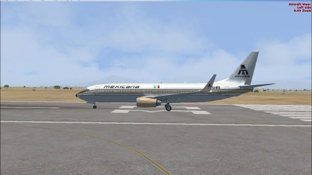 Screenshot 1 — Mexicana de Aviacion Boeing 737-800 Golden Aztec