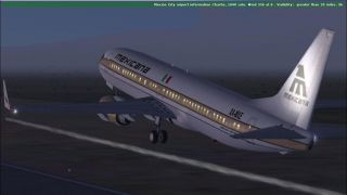 Screenshot 2 — Mexicana de Aviacion Boeing 737-800 Golden Aztec
