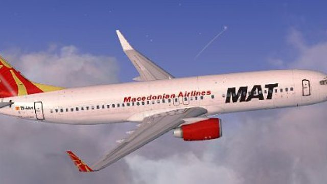 Screenshot 1 — Macedonian Airlines Boeing 737-800 Repaint